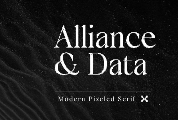 Alliance Data: A Practical Evaluation of Modern Serif and Pixel Art Fusion