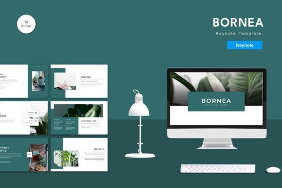 Bornea - Keynote Template: A Strategic Tool for Professional Presentations