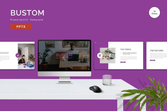 Bustom PowerPoint Template for Business