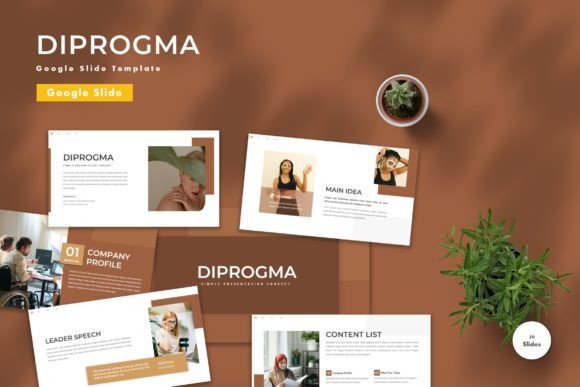 Diprogma - Google Slide Template: Elevate Your Presentations with Professional Design