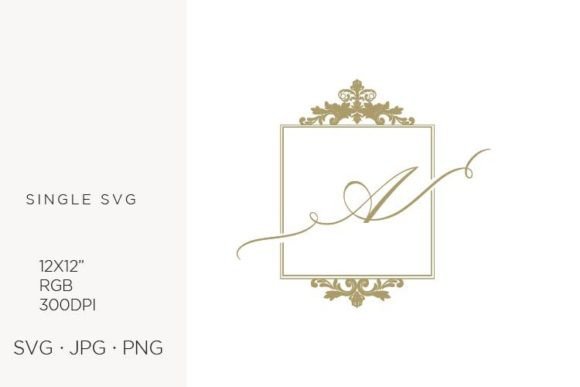 Golden Monogram Frame Victorian Letter A: A Practical Evaluation