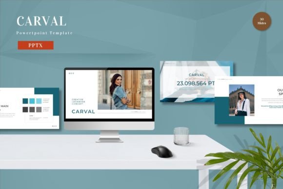 Mastering Visual Communication with the Carval PowerPoint Template