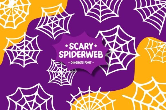 Scary Spider Web: Transforming Halloween Design with Intricate Typography