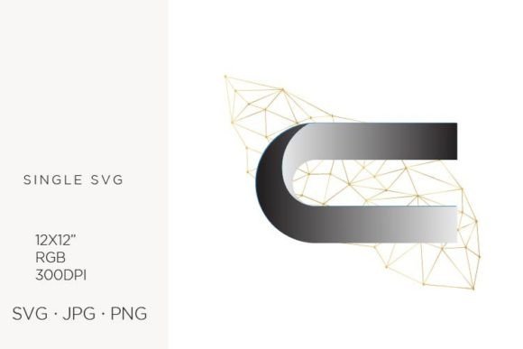 Technology Related Logo Letter C: Vector Assets