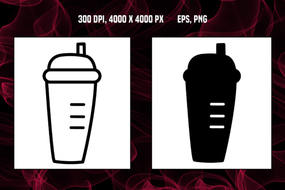 Two Fitness Glass Icons: Elevating Your Sports Branding